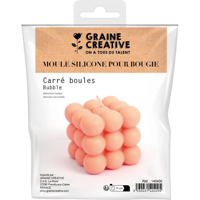 Moule silicone 6x6x5cm - Graine Créative