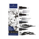 Lot de 4 feutres MANGA BLACKSET- FABER castell