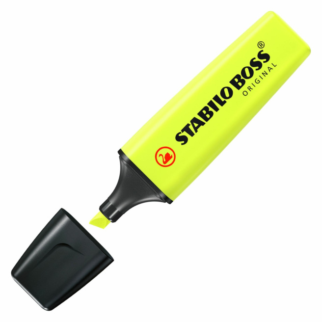 BOSS ORIGINAL FLUO YELLOW HIGHLIGHTER