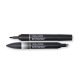 Set de 2 Marqueur Promarker (noir + blender) - Winsor & Newton