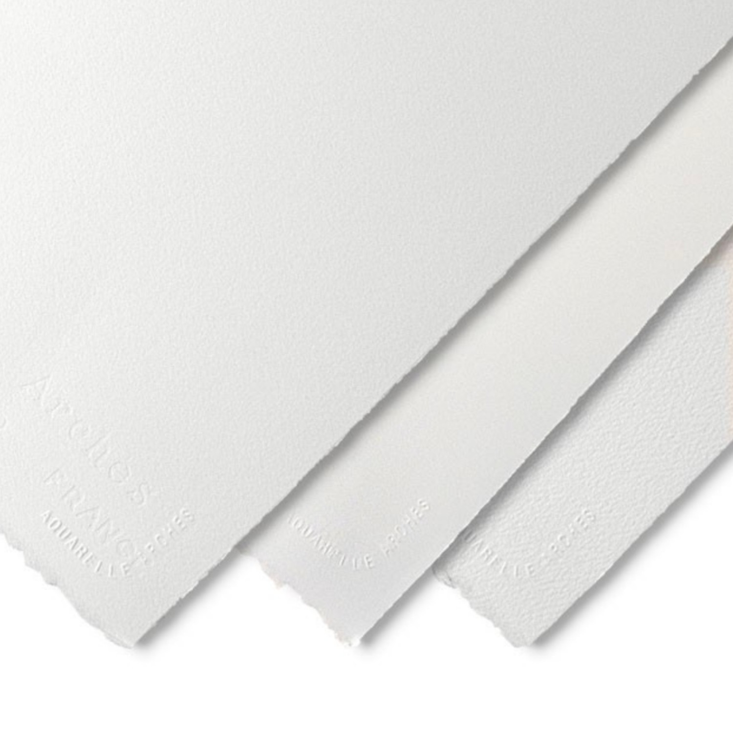 Arches 300 g/m² / 140 lb. Feuilles de papier aquarelle pressées à froid