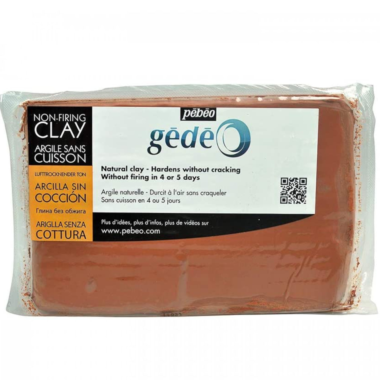 Gedeo 1.5 Kg Air Drying Clay, Natural