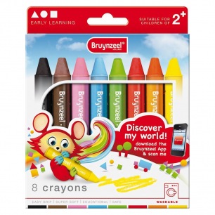 6 Bruynzeel Thick Soft Colored Pencils